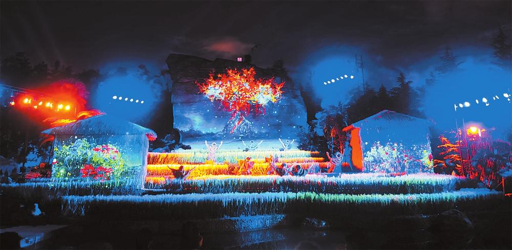 云南民族村,流光溢彩夜更美(图2) 云南民族村,流光溢彩夜更美(图2)